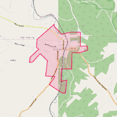 Map of Patton