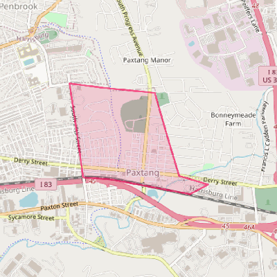 Map of Paxtang