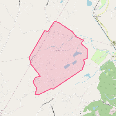 Map of Penn Estates