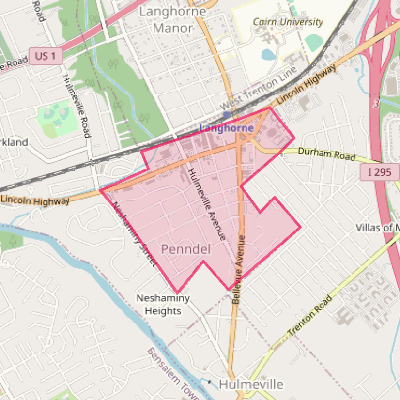 Map of Penndel