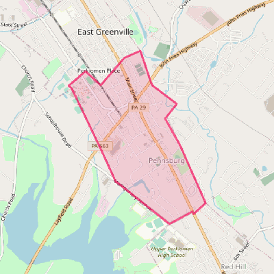 Map of Pennsburg