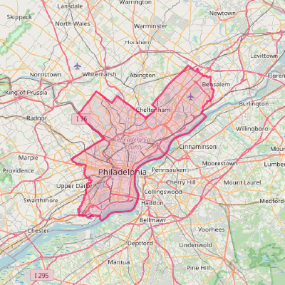 Map of Philadelphia