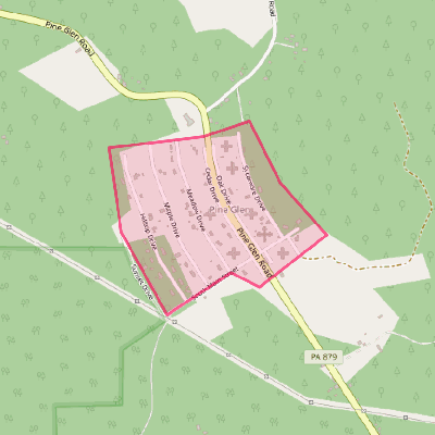 Map of Pine Glen