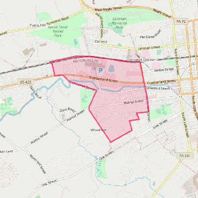 Map of Pleasant Hill