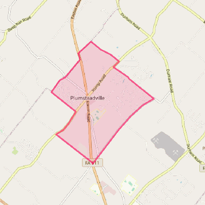 Map of Plumsteadville