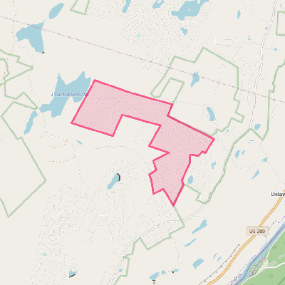 Map of Pocono Ranch Lands