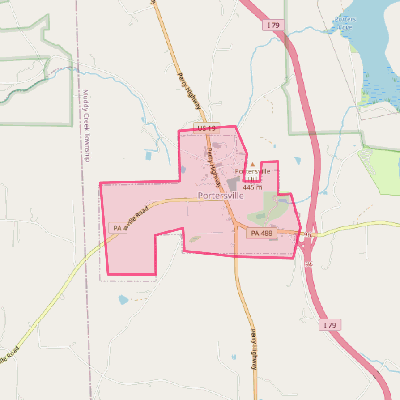 Map of Portersville