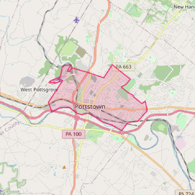 Map of Pottstown