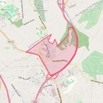 Map of Queens Gate
