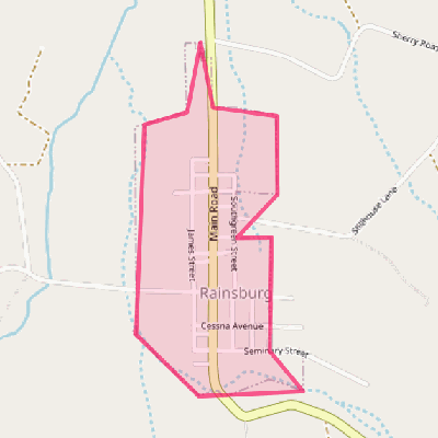 Map of Rainsburg