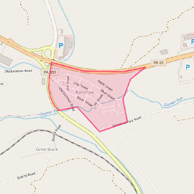 Map of Ranshaw