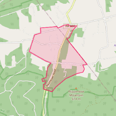 Map of Rauchtown