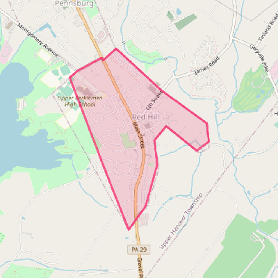 Map of Red Hill