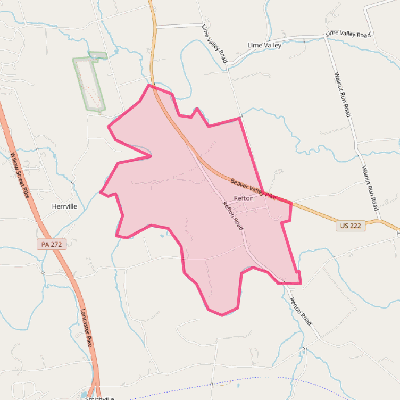 Map of Refton