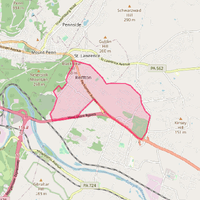 Map of Reiffton