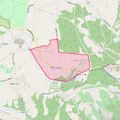 Map of Rennerdale