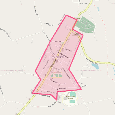 Map of Rimersburg