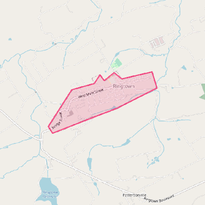 Map of Ringtown