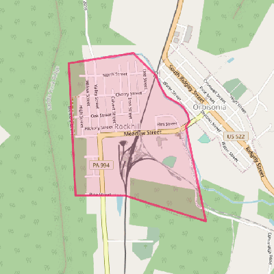 Map of Rockhill