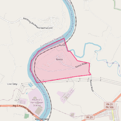 Map of Ronco