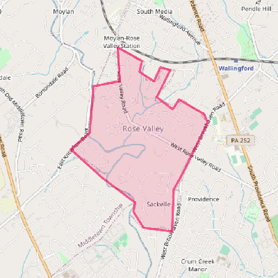 Map of Rose Valley