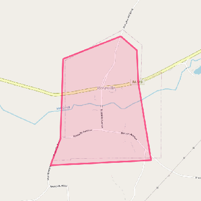 Map of Roseville