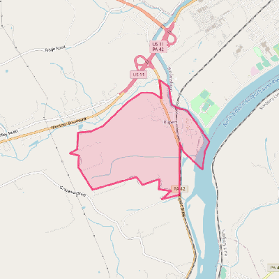 Map of Rupert