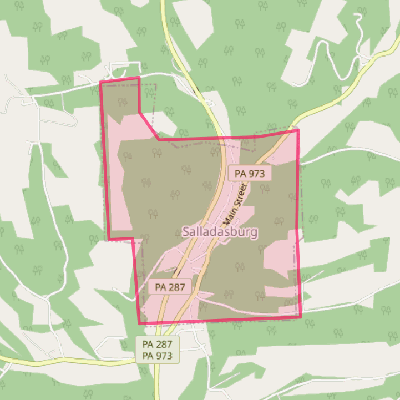 Map of Salladasburg