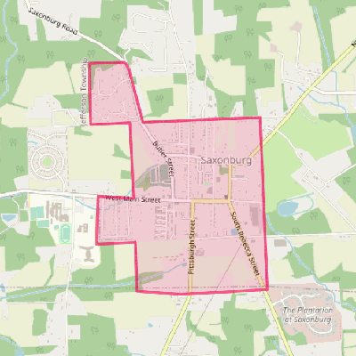 Map of Saxonburg