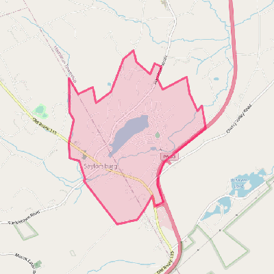 Map of Saylorsburg