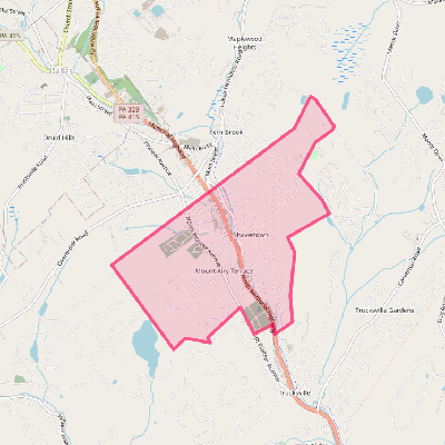 Map of Shavertown