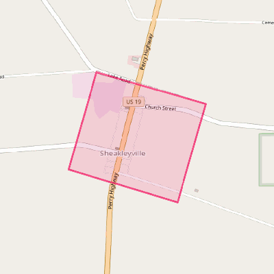 Map of Sheakleyville