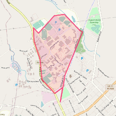 Map of Shippensburg University