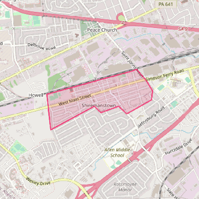 Map of Shiremanstown