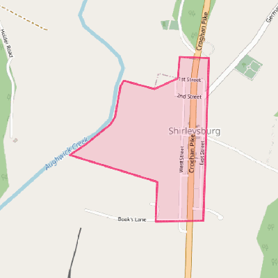 Map of Shirleysburg