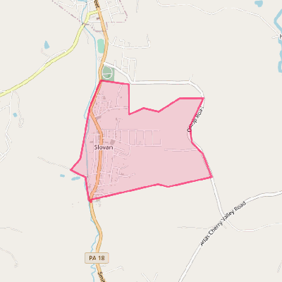 Map of Slovan