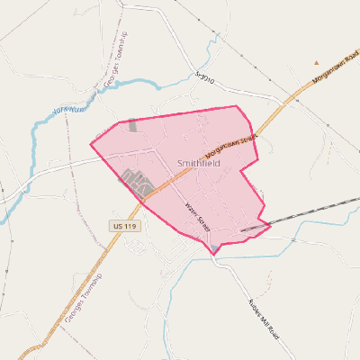 Map of Smithfield