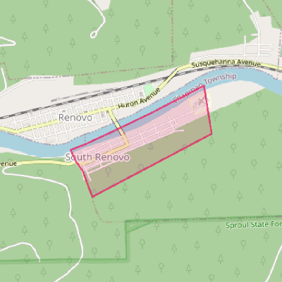 Map of South Renovo