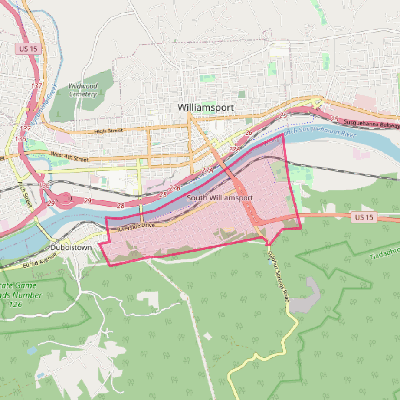 Map of South Williamsport