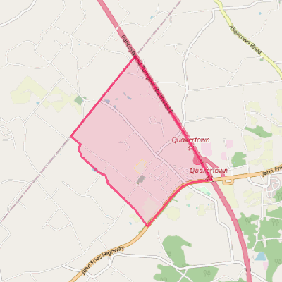 Map of Spinnerstown