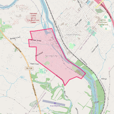 Map of Spring City