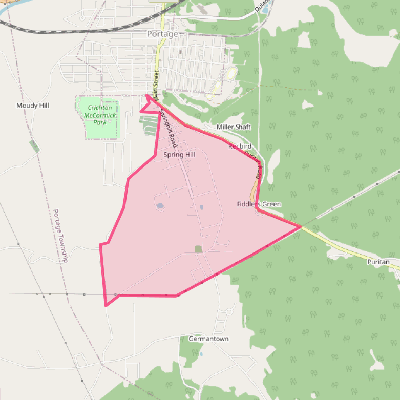 Map of Spring Hill