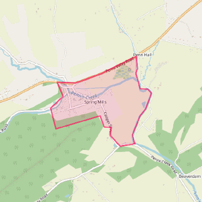 Map of Spring Mills