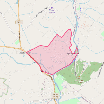 Map of Spring Mount