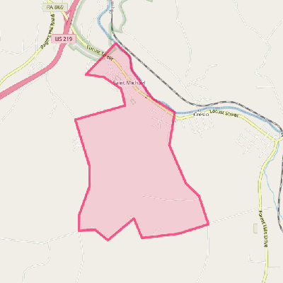 Map of St. Michael