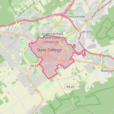 Map of State College