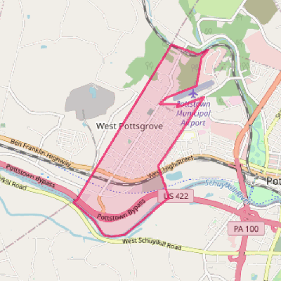 Map of Stowe