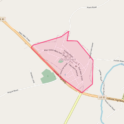 Map of Stoystown