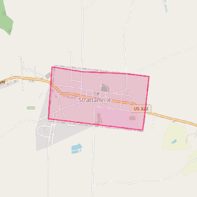 Map of Strattanville