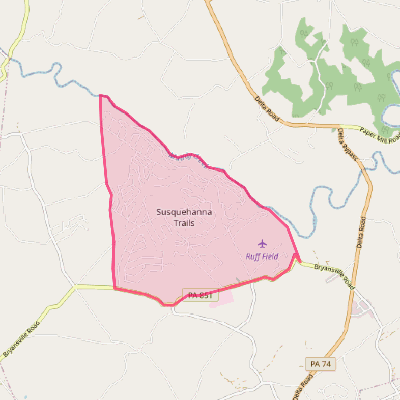 Map of Susquehanna Trails